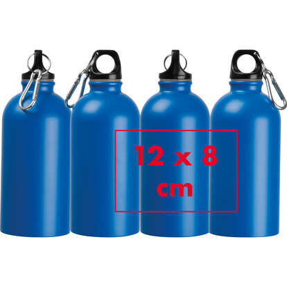 Edelstahlflasche New York,blau, A-Nr.: 524104 - 05