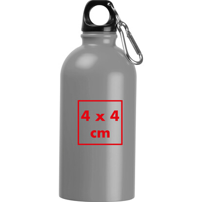 Edelstahlflasche New York,grau, A-Nr.: 524107 - 04