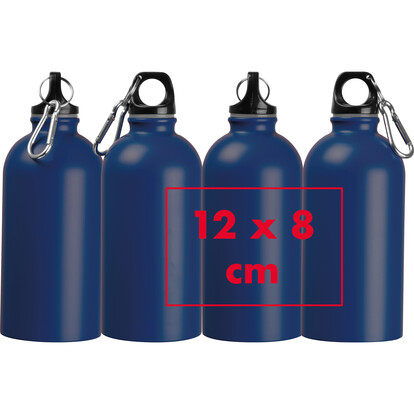Edelstahlflasche New York,dunkelblau, A-Nr.: 524144 - 05