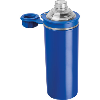 Doppelwandige Edelstahlflasche Monza,blau, A-Nr.: 524204 - 02