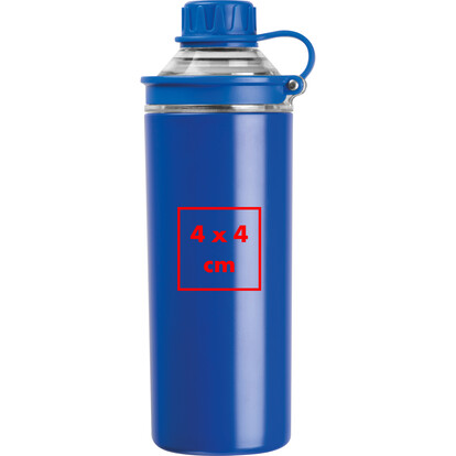 Doppelwandige Edelstahlflasche Monza,blau, A-Nr.: 524204 - 04