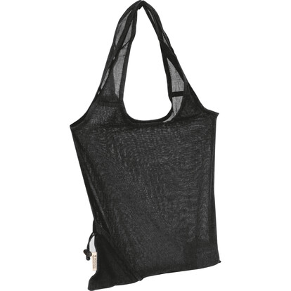 Recycelte Baumwolltasche Modena,schwarz, A-Nr.: 526203 - 02