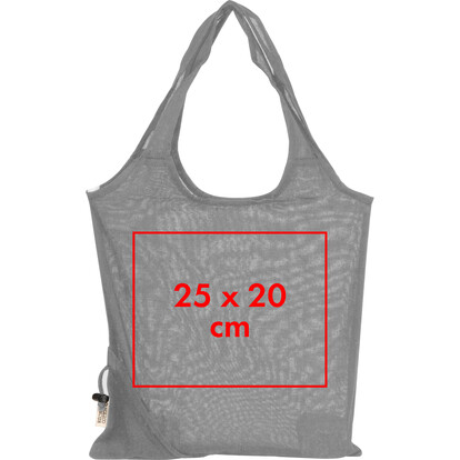 Recycelte Baumwolltasche Modena,grau, A-Nr.: 526207 - 05