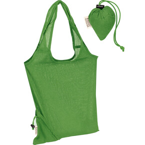 Recycelte Baumwolltasche Modena,grün, A-Nr.: 526209 - 01 Recycelte Baumwolltasche Modena,grün, A-Nr.: 526209 - 01