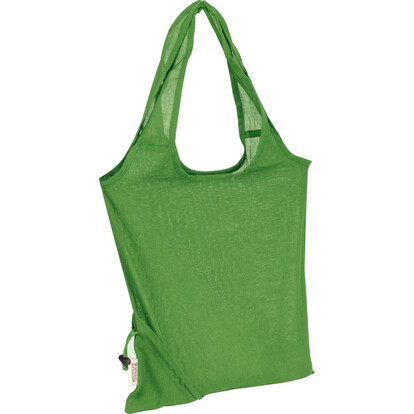 Recycelte Baumwolltasche Modena,grün, A-Nr.: 526209 - 02
