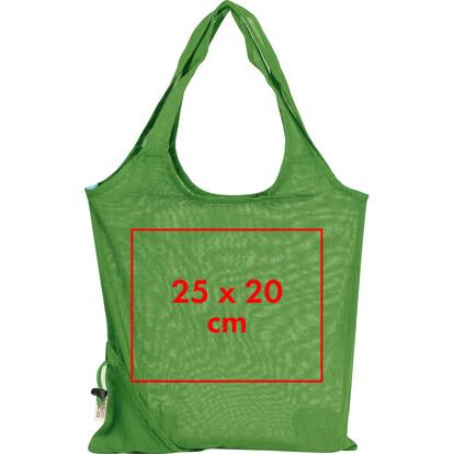 Recycelte Baumwolltasche Modena,grün, A-Nr.: 526209 - 05
