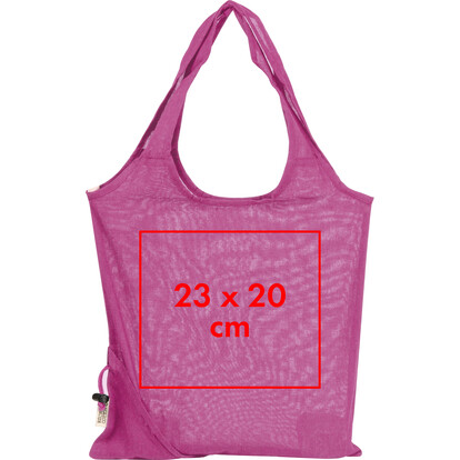 Recycelte Baumwolltasche Modena,pink, A-Nr.: 526211 - 04