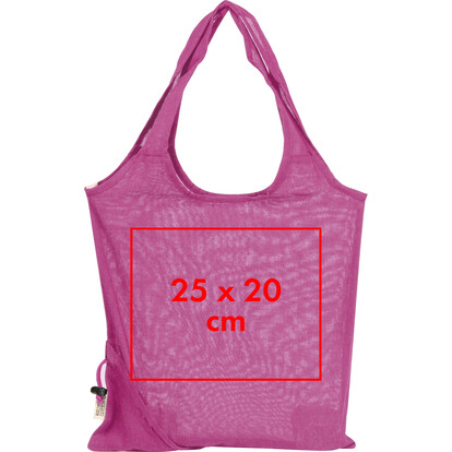 Recycelte Baumwolltasche Modena,pink, A-Nr.: 526211 - 05
