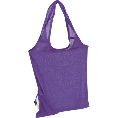 Recycelte Baumwolltasche Modena,violett, A-Nr.: 526212 - 02