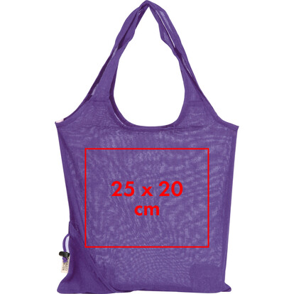 Recycelte Baumwolltasche Modena,violett, A-Nr.: 526212 - 05