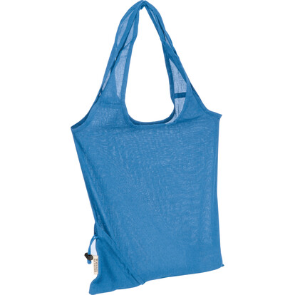 Recycelte Baumwolltasche Modena,hellblau, A-Nr.: 526224 - 02