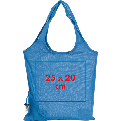 Recycelte Baumwolltasche Modena,hellblau, A-Nr.: 526224 - 05