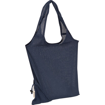 Recycelte Baumwolltasche Modena,dunkelblau, A-Nr.: 526244 - 02