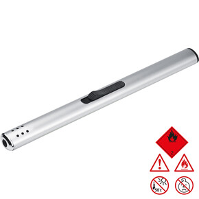 Metall Stabfeuerzeug Brisbane,grau, A-Nr.: 601607 - 01 Metall Stabfeuerzeug Brisbane,grau, A-Nr.: 601607 - 01