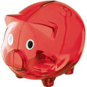 Sparschwein Leicester,rot, A-Nr.: 623505 - 01 Sparschwein Leicester,rot, A-Nr.: 623505 - 01