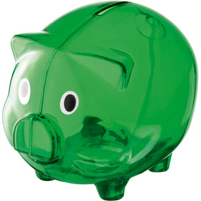 Sparschwein Leicester,grün, A-Nr.: 623509 - 01 Sparschwein Leicester,grün, A-Nr.: 623509 - 01