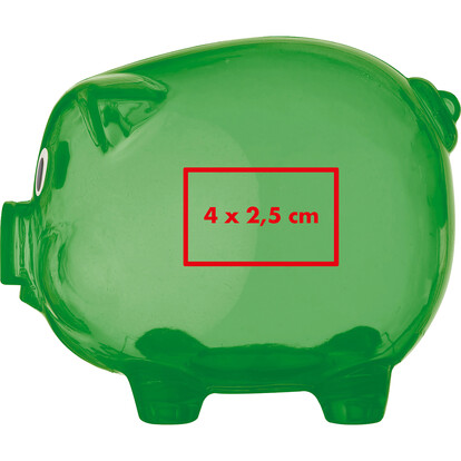 Sparschwein Leicester,grün, A-Nr.: 623509 - 02