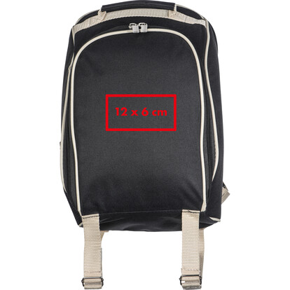 Picknick-Rucksack Georgia,schwarz, A-Nr.: 660503 - 04