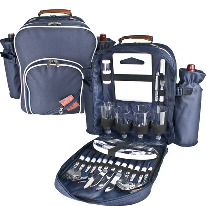 Picknick-Rucksack Virginia,blau, A-Nr.: 660704 - 01