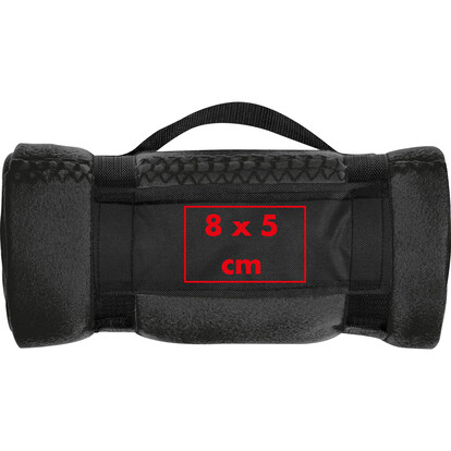 XL-Fleece-Decke Nashville,schwarz, A-Nr.: 690203 - 05