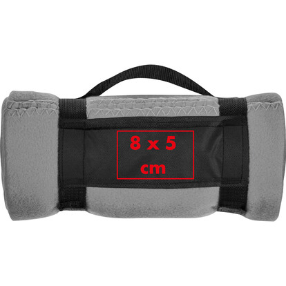 XL-Fleece-Decke Nashville,grau, A-Nr.: 690207 - 05