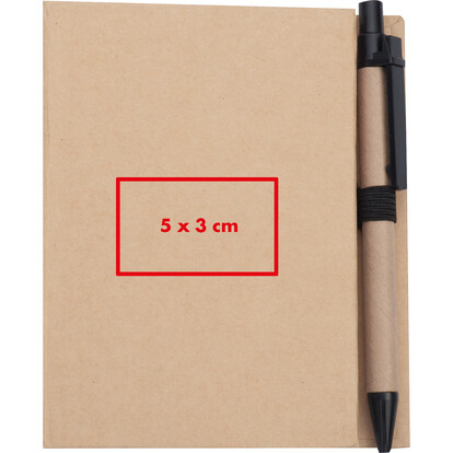 Notizblock St. Louis,braun, A-Nr.: 826901 - 04