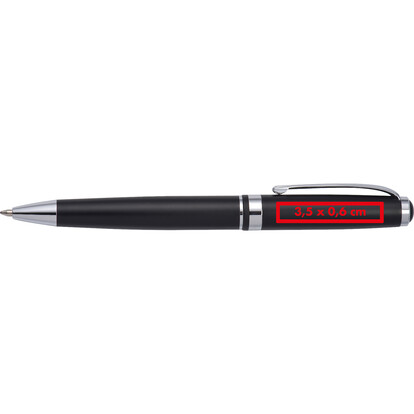 Metall Kugelschreiber Clayton,schwarz, A-Nr.: 841303 - 02