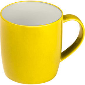 Keramiktasse Martinez,gelb, A-Nr.: 870408 - 01 Keramiktasse Martinez,gelb, A-Nr.: 870408 - 01