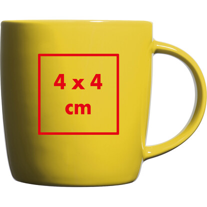 Keramiktasse Martinez,gelb, A-Nr.: 870408 - 04