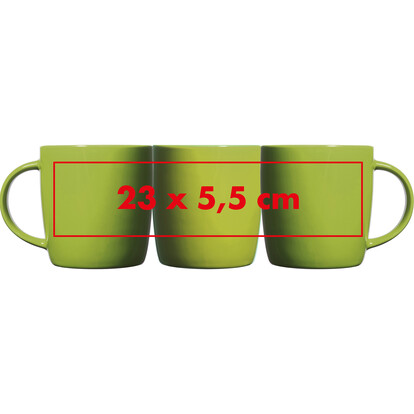 Keramiktasse Martinez,apfelgrün, A-Nr.: 870429 - 05