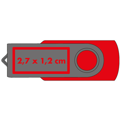 USB-Stick Liège 4GB,rot, A-Nr.: 872605 - 02
