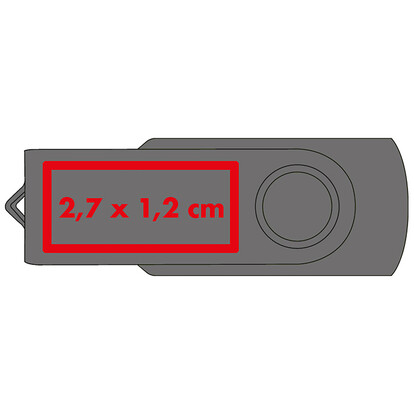 USB-Stick Liège 4GB,grau, A-Nr.: 872607 - 02