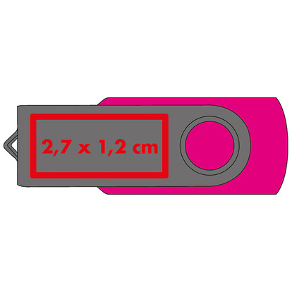 USB-Stick Liège 4GB,pink, A-Nr.: 872611 - 02