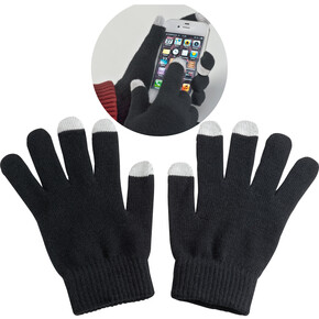 Handschuhe aus Acryl Cary,schwarz, A-Nr.: 876503 - 01 Handschuhe aus Acryl Cary,schwarz, A-Nr.: 876503 - 01