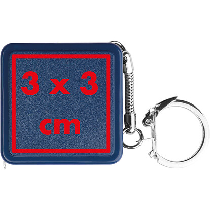 Bandmaß mit Schlüsselanhänger Aberdeen, A-Nr.: 8808 - 03 Bandmaß mit Schlüsselanhänger Aberdeen, A-Nr.: 8808 - 03