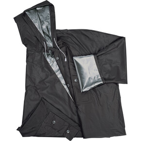 Wenderegenjacke Nanterre,schwarz / silber, A-Nr.: 920537 - 01 Wenderegenjacke Nanterre,schwarz / silber, A-Nr.: 920537 - 01