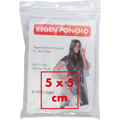 Regenponcho Tours, transparent, A-Nr.: 921866 - 04 Regenponcho Tours, transparent, A-Nr.: 921866 - 04