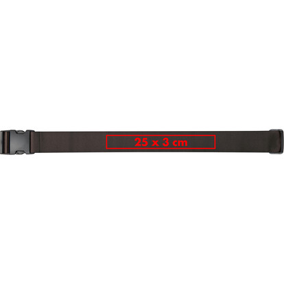 Verstellbarer Koffergurt Moordeich,schwarz, A-Nr.: 134403 - 05