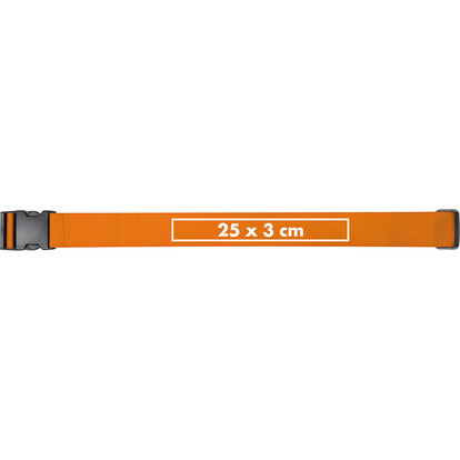 Verstellbarer Koffergurt Moordeich,orange, A-Nr.: 134410 - 05