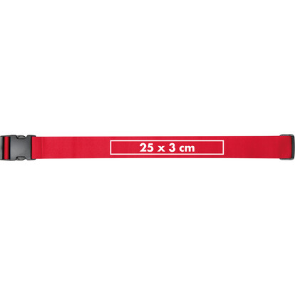 Verstellbarer Koffergurt Moordeich,rot, A-Nr.: 134405 - 05