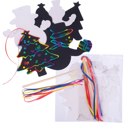 Kratz-Weihnachtsanhänger South Pole, A-Nr.: 5277 - 01 Kratz-Weihnachtsanhänger South Pole, A-Nr.: 5277 - 01