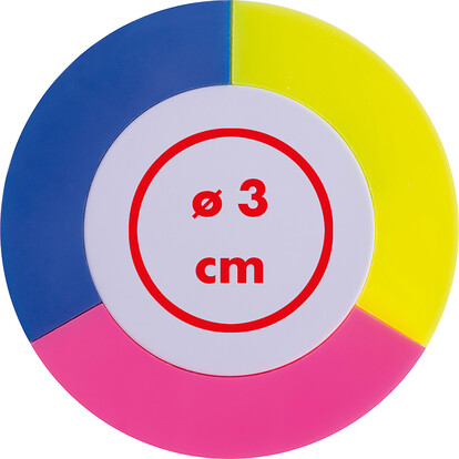 3in1 Textmarker Andorra,mehrfarbig, A-Nr.: 5279mc - 04