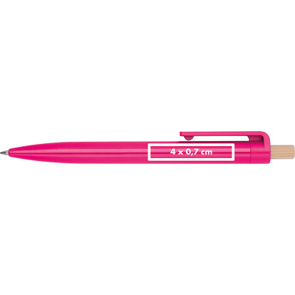 Recycelter Kugelschreiber Boa Vista, pink, A-Nr.: 528211 - 04 Recycelter Kugelschreiber Boa Vista, pink, A-Nr.: 528211 - 04