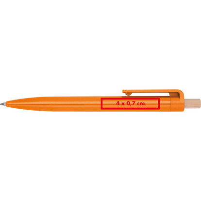 Recycelter Kugelschreiber Boa Vista, orange, A-Nr.: 528210 - 04