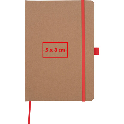 A5 Notizbuch Bournemouth,rot, A-Nr.: 528305 - 04