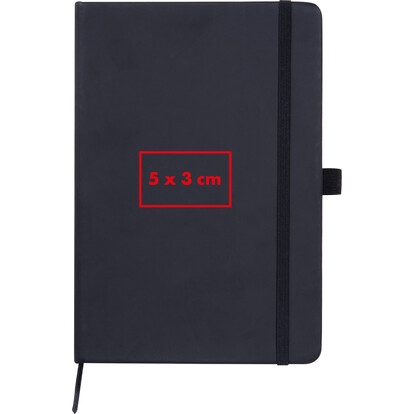 A5 Notizbuch Brussels,schwarz, A-Nr.: 528503 - 04