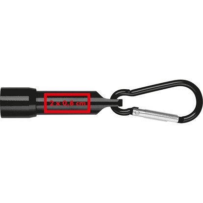 Mini-Taschenlampe Bergamo,schwarz, A-Nr.: 529303 - 04