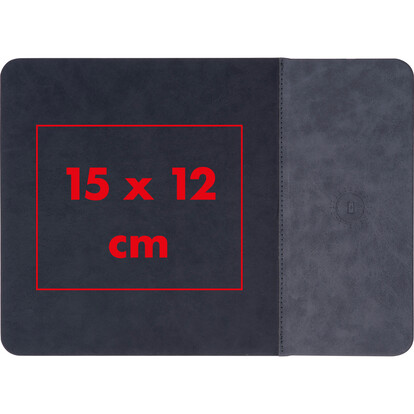 Mousepad mit wireless charging Rotherham,schwarz, A-Nr.: 529403 - 05