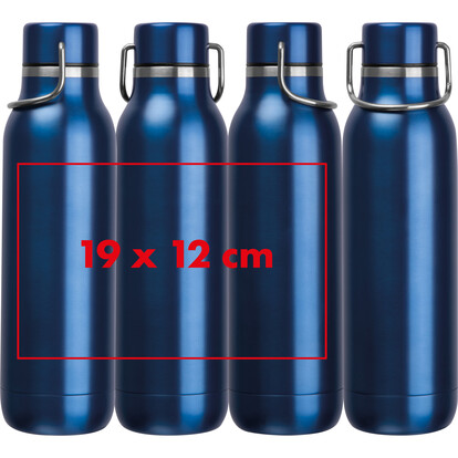 Edelstahltrinkflasche Borgholm,blau, A-Nr.: 533104 - 05