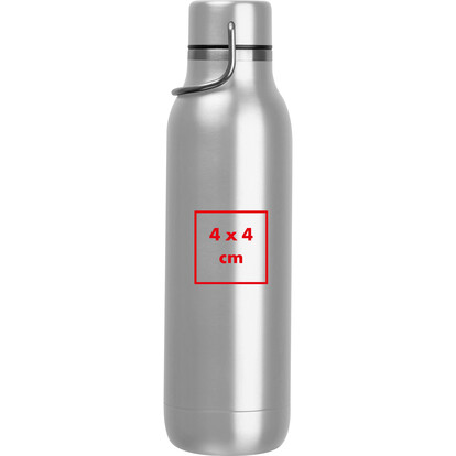 Edelstahltrinkflasche Borgholm,grau, A-Nr.: 533107 - 04
